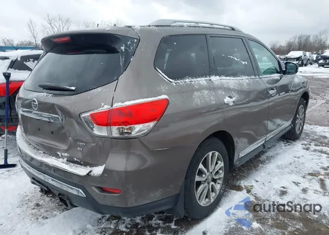 2014 Nissan Pathfinder Sl z USA, uszkodzony, nr VIN 5N1AR2MM5EC612439